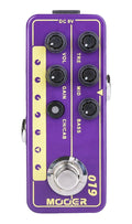 Pédale UK GOLD PLX, préampli numérique type Classic British 50W 1967, deux canaux, EQ 3 bandes par canal, violet