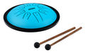 Small tongue drum bleu NINO Do mineur avec mailloches en caoutchouc et sac de transport