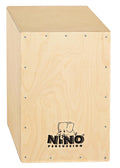 Cajon 17.75" en bouleau, timbre interne, coins supérieurs ajustables, dimensions: 45 x 30.5 x 30 cm, poids: 3.76 kg, naturel