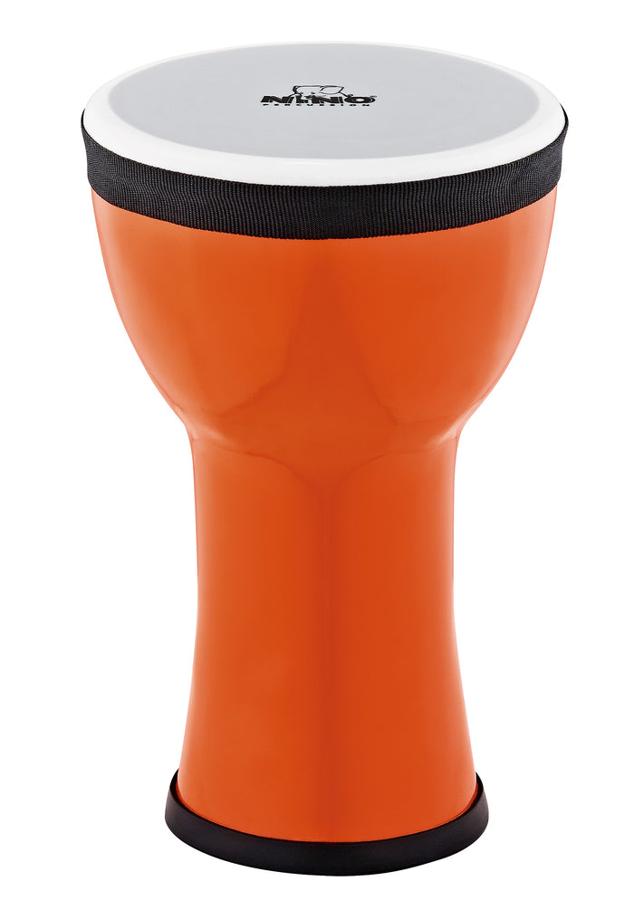 DJEMBE NINO ÉLÉMENT 6" TANGERINE, SYNTHÉTIQUE, PEAU PLASTIQUE, 26.7CM