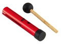 Tube wah wah, en aluminium anodisé, batte en bois avec embout caoutchouc fournie, rouge