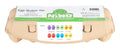 12 oeufs shaker NINO couleurs + boîte de rangement/présentation