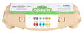 12 oeufs shaker son doux NINO couleurs + boîte de rangement/présentation