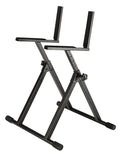 Support ampli pliable, hauteur ajustable, jusqu'à 50 kg, noir