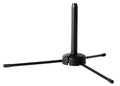 Support flûte pliable, design compact, noir