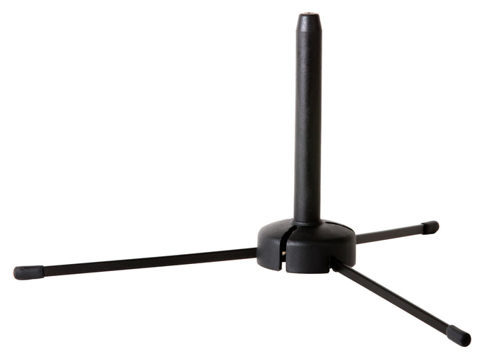 Support flûte pliable, design compact, noir