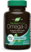 <{%PRIMARY_12197%}>Nature's Way® | NutraVege Omega-3, 30 softgels, Fresh Mint