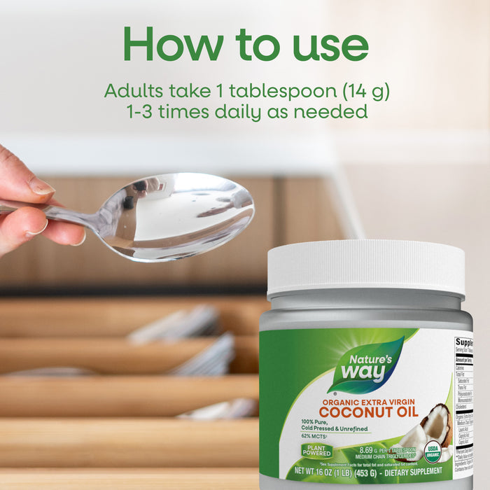 <{%DETAIL2_15673%}>Nature's Way® | Organic Extra Virgin Coconut Oil - product recommendations