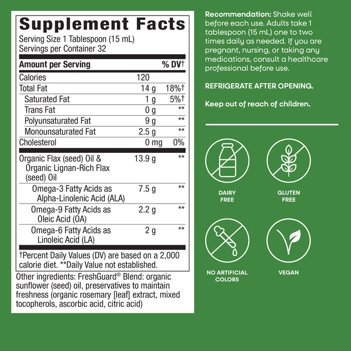 <{%MAIN4_15428%}>Nature's Way® | Organic Flax Oil Super Lignan