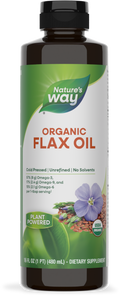 <{%PRIMARY_15426%}>Nature's Way® | Organic Flax Oil, 16 fl oz (480 ml)