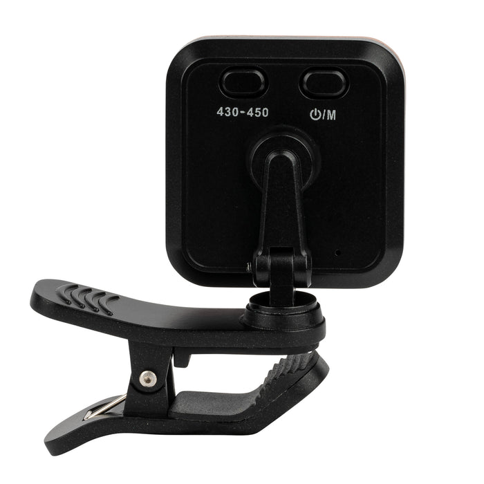 Accordeur clip rechargeable multi-modes (chromatique, guitare, basse, ukulélé), écran couleur VA-LED très haute qualité, noir