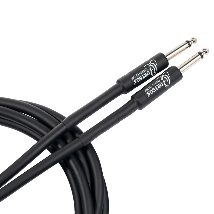 Câble instrument ORTEGA Jack/Jack, 3 mètres, noir