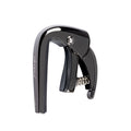 Capodastre pour guitare touche bombée jusqu'à 52 mm de largeur, système Quick-lock, noir chromé