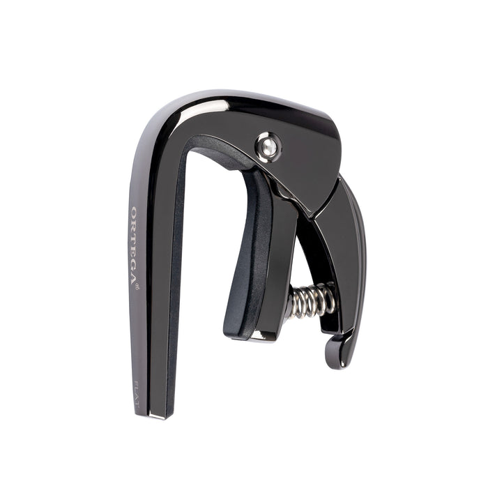 Capodastre pour guitare touche plate jusqu'à 52 mm de largeur, système Quick-lock, noir chromé