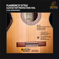 OERP-FLAM2, plaque de protection électrostatique pour la table d'une guitare, réutilisable à l'infini, 2 parties, transparent