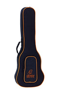 Housse pour ukulélé Baryton (environ 78 cm), nylon résistant, rembourrée 10 mm, avec compartiment accessoires et deux sangles