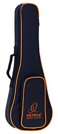 Housse pour ukulélé Concert Pineapple (environ 62 cm), nylon résistant, rembourrée 10 mm, noir