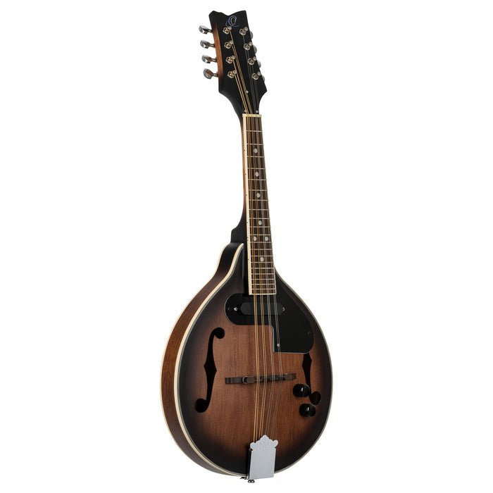 RMAE30, mandoline 8 cordes style A, micro simple, table épicéa, fond & éclisses érable, manche érable, whiskey burst satiné
