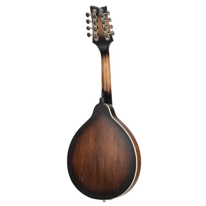 RMAE30, mandoline 8 cordes style A, micro simple, table épicéa, fond & éclisses érable, manche érable, whiskey burst satiné