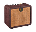 PTWO, ampli combo guitare acoustique 12W, Streaming Bluetooth, sortie casque, delay, reverb & chorus intégrés, simili cuir