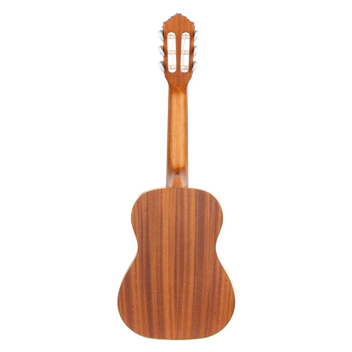 R121-1/4, table épicéa, fond & éclisses acajou, manche acajou (sillet 43.5 mm), housse, naturel satiné