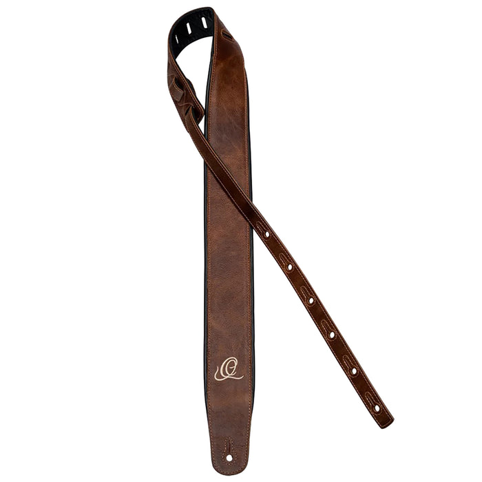 OSAR-6, courroie guitare, série Artist, cuir, largeur 7 cm, longueur 145 cm, desert sand
