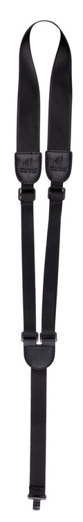 Courroie rosace pour guitare classique, nylon, largeur 3.7 cm, longueur de 80 à 100 cm, noir