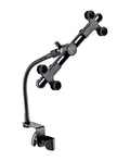 Support tablette version Deluxe, adapté à tous modèles jusqu'à 13", col de cygne robuste permettant toutes les positions, noir