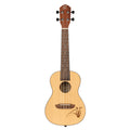 RU5, modèle Concert, table épicéa avec motif, fond & éclisses sapele, manche acajou, naturel satiné