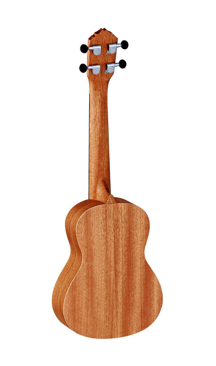 RFU11S, modèle Concert, table sapele, fond & éclisses sapele, manche acajou, housse, naturel satiné