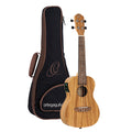 RFU11ZE, modèle Concert, EQ MagusUke, table zebrawood, f/e zebrawood, manche acajou, housse, naturel satiné