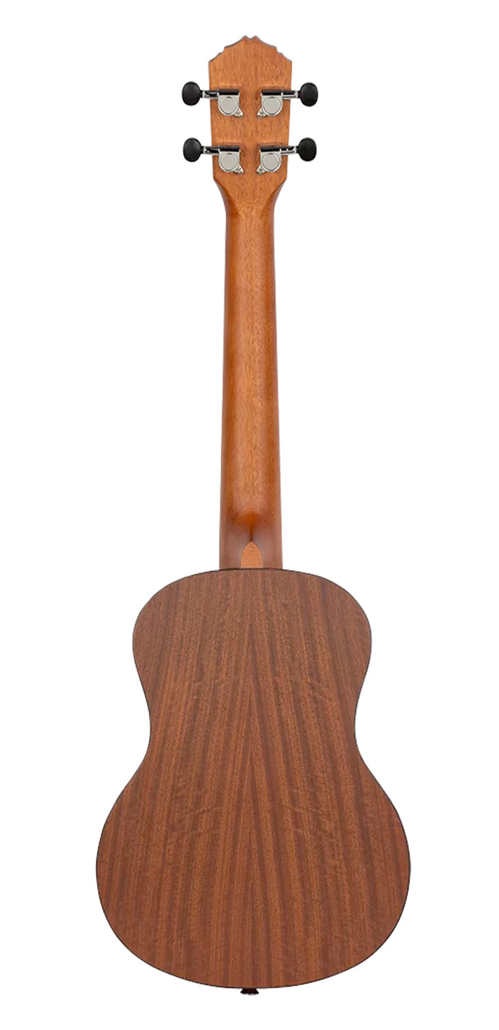 RU5-TE, modèle Ténor, table épicéa avec motif, fond & éclisses sapele, manche acajou, naturel satiné