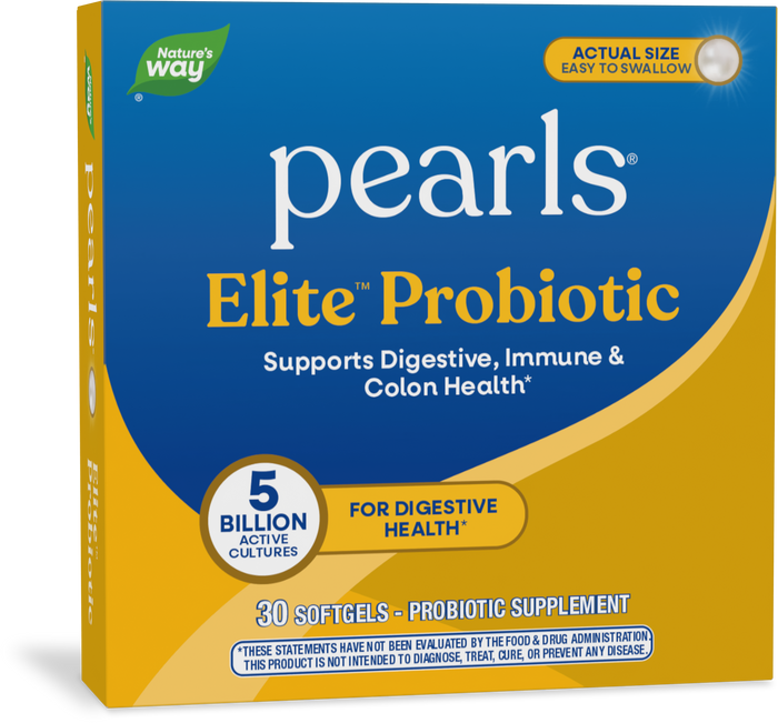 <{%PRIMARY_56435%}>Nature's Way® | Pearls Elite Probiotics, 30 softgels