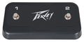 Footswitch double compatible avec une large gamme d'amplis Peavey, boutons avec led, finition noir