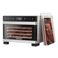 COSORI Premium Mini 5-tray food dehydrator with dried jerky inside