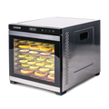 COSORI Premium Pro 10-Tray Food Dehydrator with stainless steel body and glass front door