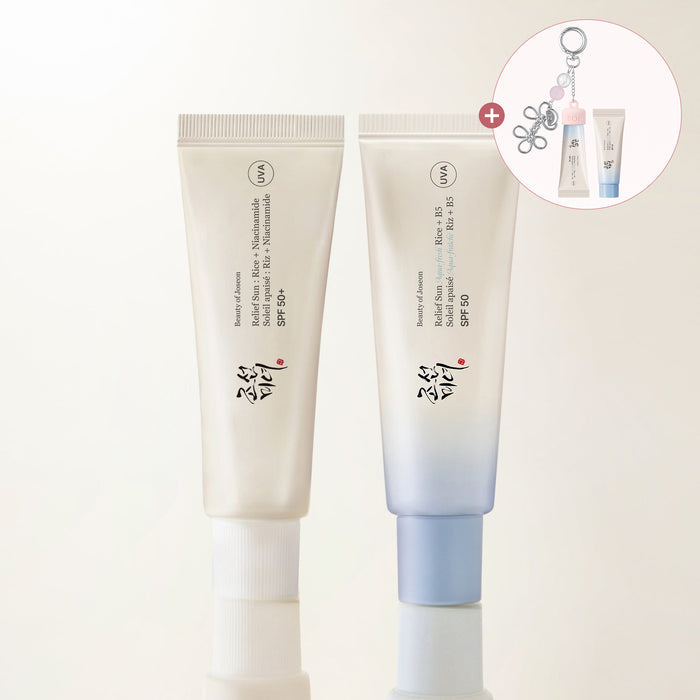 Beauty of Joseon Relief Sun Duo : Original + Aqua-Fresh (+ Aqua-Fresh Keychain)