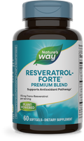 <{%PRIMARY_05836%}>Nature's Way® | Resveratrol-Forte Premium Blend, 60 softgels