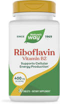 <{%PRIMARY_16843%}>Nature's Way® | Riboflavin Vitamin B2, 30 tablets