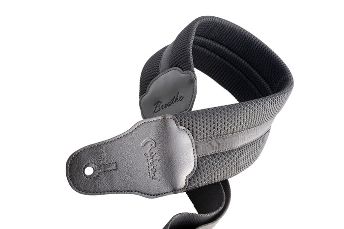 Courroie modèle BREATHE, matière imperméable avec membrane respirante interne, largeur 8 cm, longueur 103 à 130 cm, noir