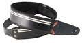 Courroie modèle RACE, extérieur synthétique, largeur 6 cm, longueur 100 à 145 cm, porte-médiators intégré, noir