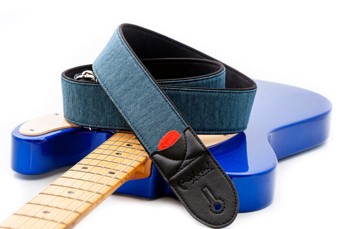 RIGHTON STRAPS DENIM-50-BL COURROIE VEGAN DENIM-50 BLEUE