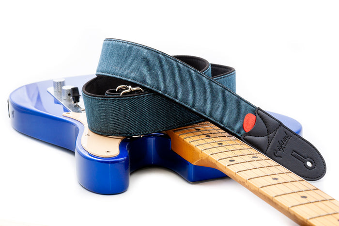 RIGHTON STRAPS DENIM-50-BL COURROIE VEGAN DENIM-50 BLEUE