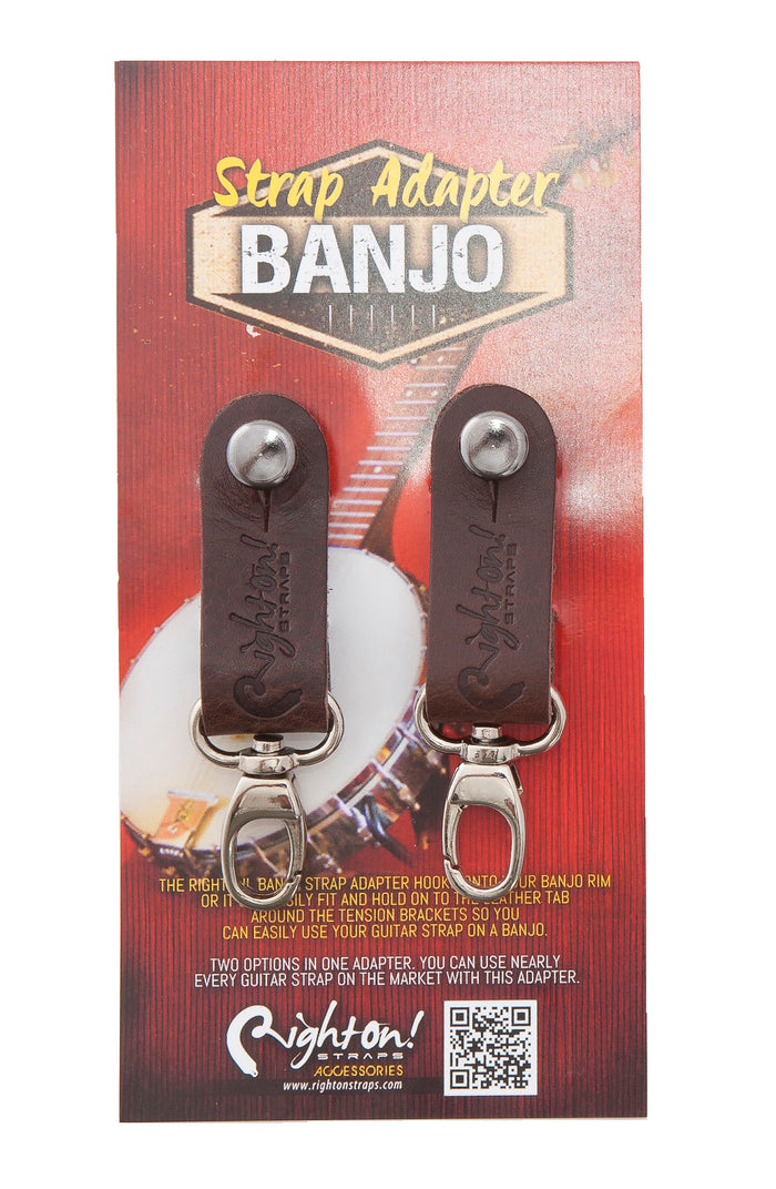 ADAPTATEUR BANJO CUIR RIGHTON STRAPS BR