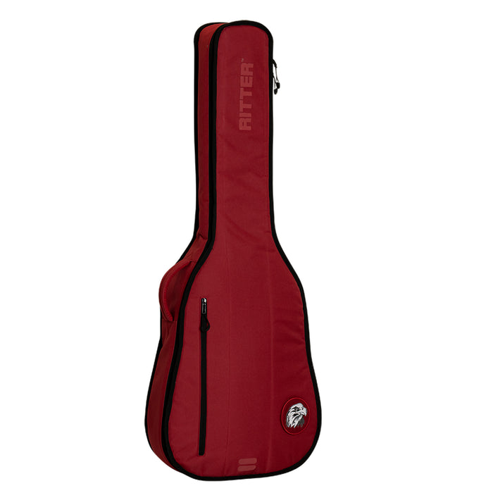 Housse DAVOS 2 pour guitare folk/auditorium, rouge