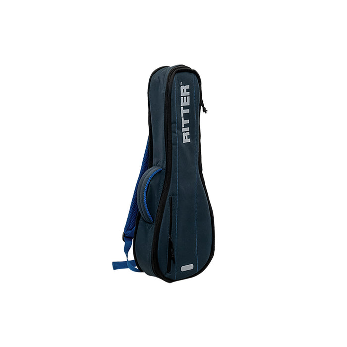 Housse EVILARD 1 pour ukulélé soprano, bleu