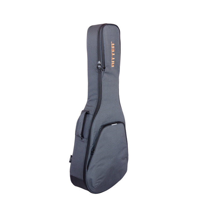 Housse RETRO 3 pour guitare dreadnought, gris