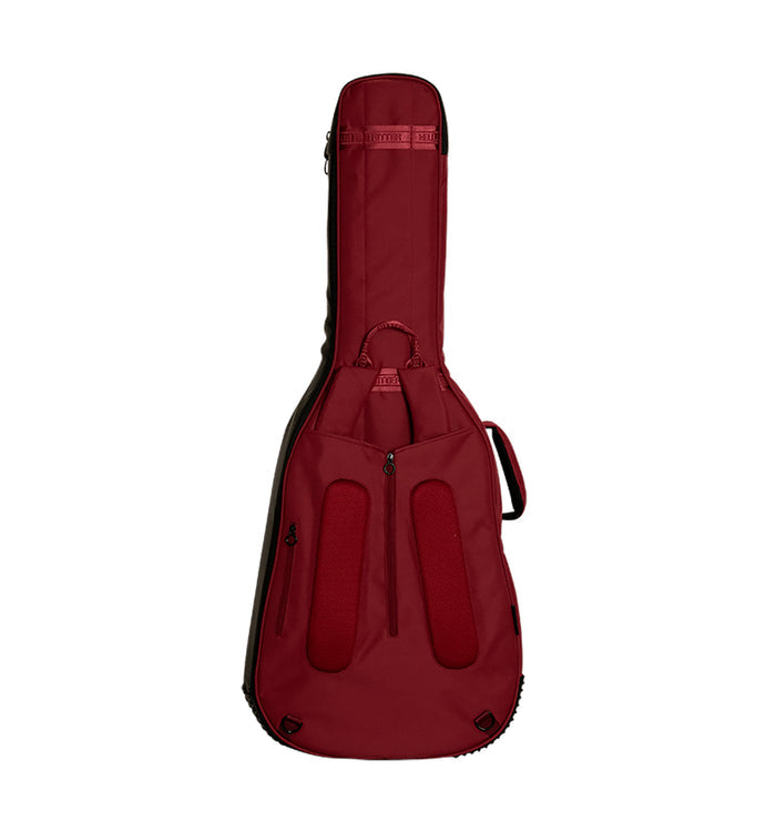 Housse AROSA 5 pour guitare dreadnought, rouge