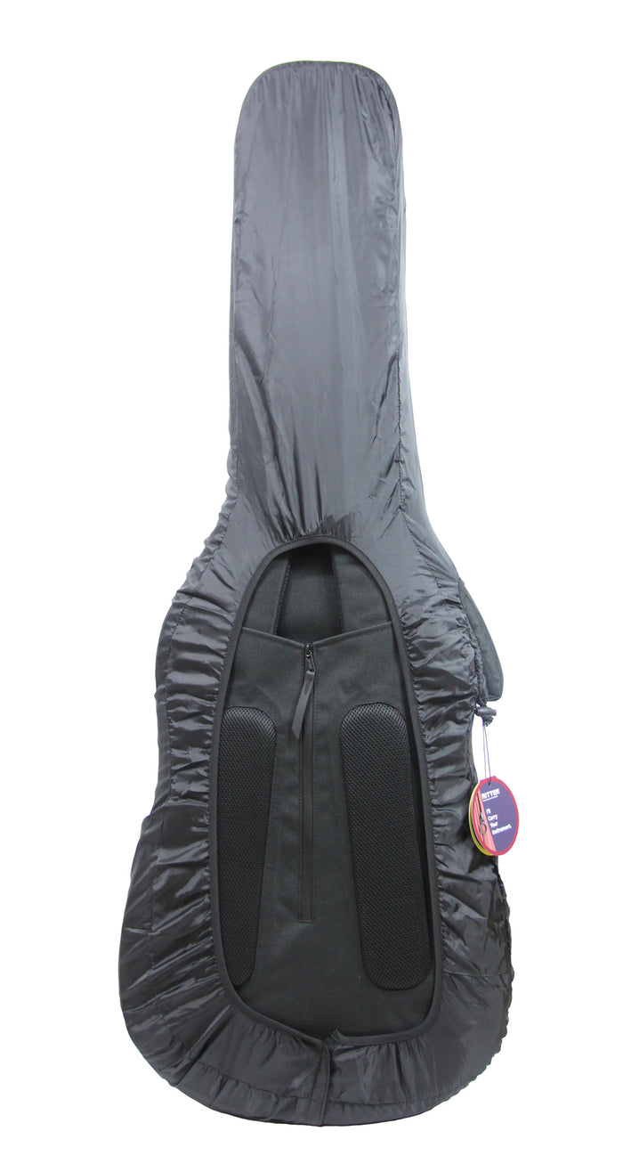 Protection anti-pluie pour housse de guitare classique 4/4, noir
