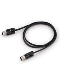 Câble MIDI FlaX Plug - 100 cm - Noir